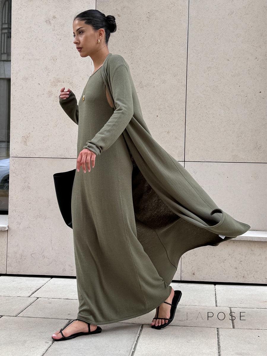 Xandria Knitted Lounge Set [VEIO6M2J]