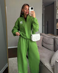 Xia Half-Zip Sweater Pant Set [S3VZVFZD]