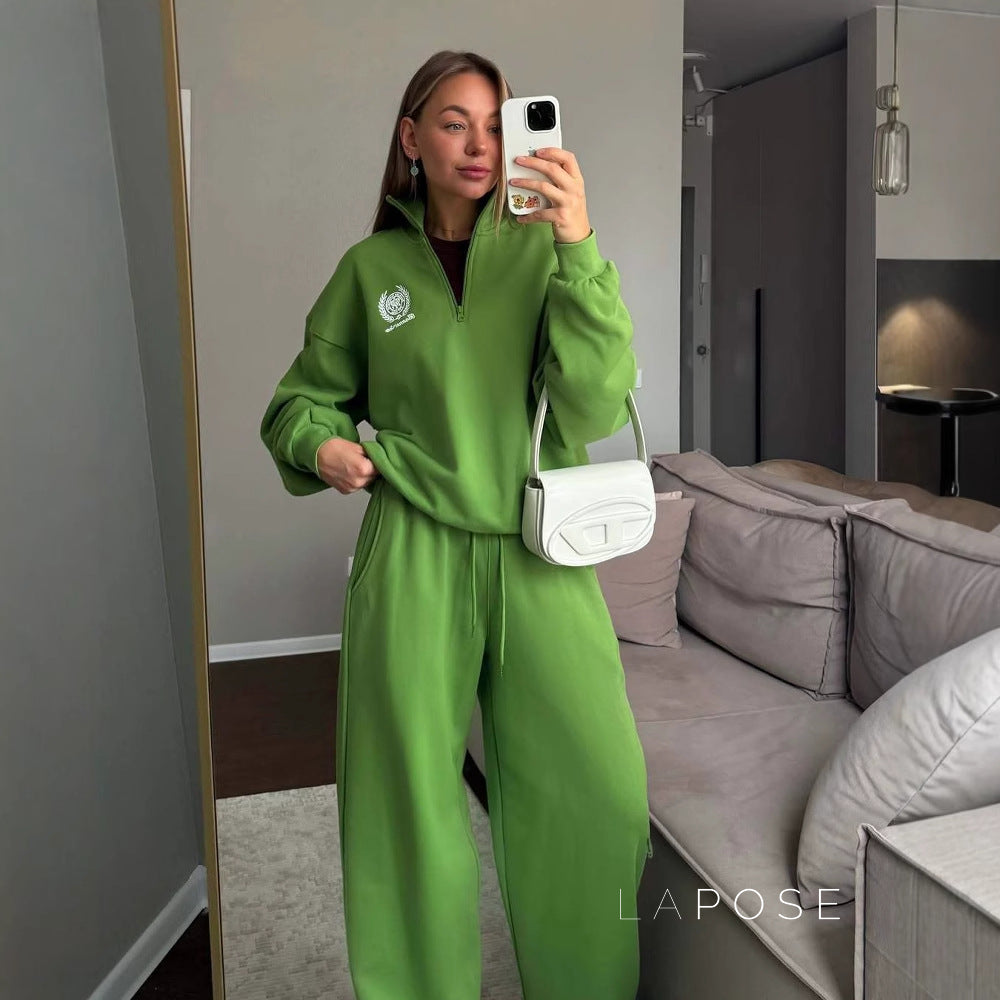 Xia Half-Zip Sweater Pant Set [S06MP94K]