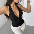 Ximenna Halter Corset Top [V2DVPP5S]
