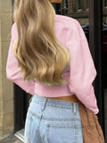 Yanelis V-Neck Knit Cardigan [KQFNEDCN]