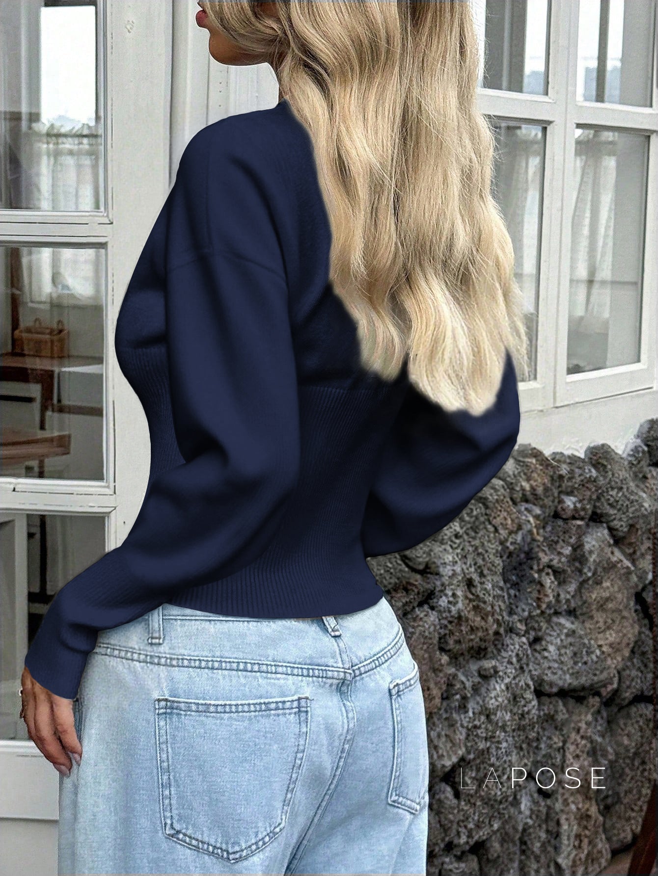 Yanelis V-Neck Knit Cardigan [LOLOCT7X]