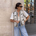 Yaneth Embroidered Crop Vest [8WJVCEV3]