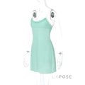 Yaneth Lace Mesh Mini Dress [PU2MBULB]