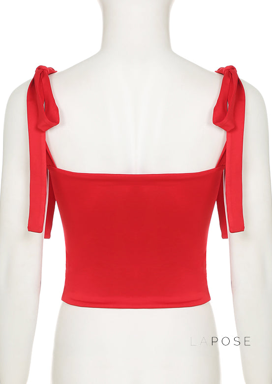 Yara Backless Bow-Tie Top [WWMLQK0Z]