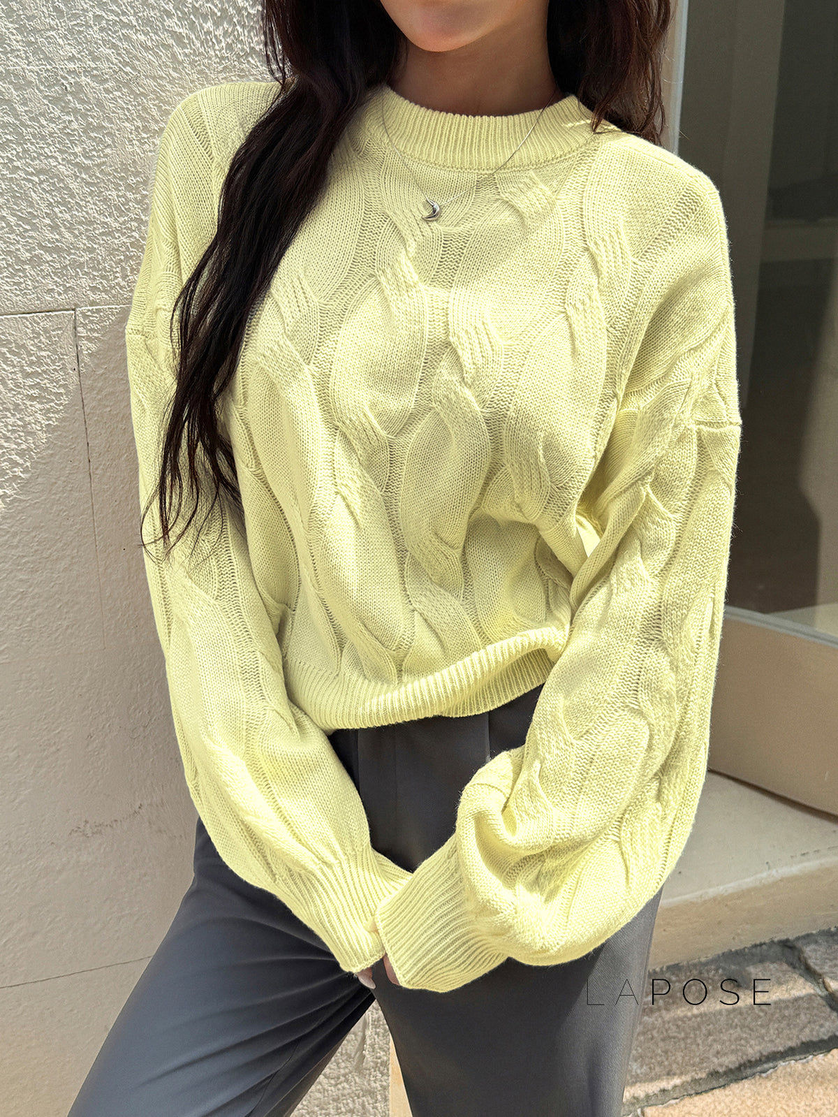 Yitty Cozy Knit Sweater [HKO8JG6U]