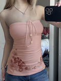 Yoana Floral Bow Tube Top [7IXQL6DQ]