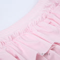 Yulissa Bow Tiered Mini Skirt [M1GONX22]
