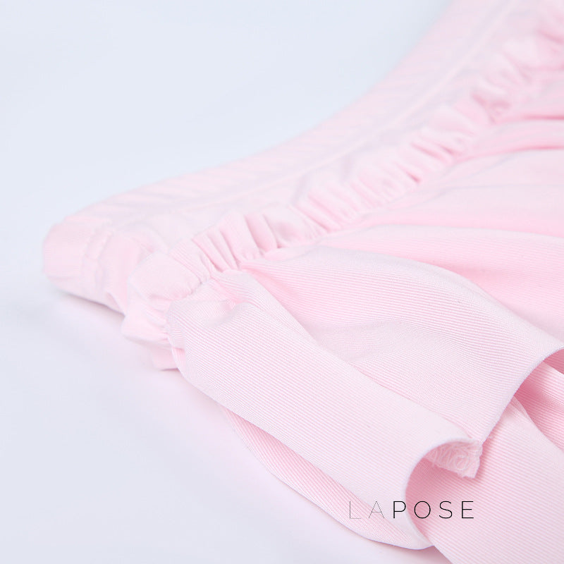 Yulissa Bow Tiered Mini Skirt [PH495K32]