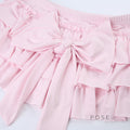 Yulissa Bow Tiered Mini Skirt [6LFCULRC]