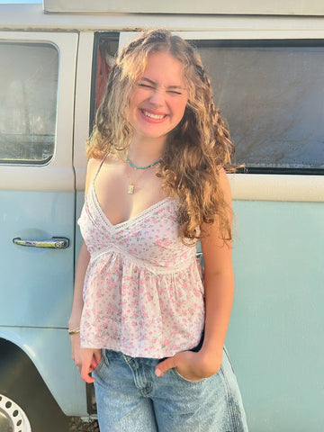 Zaila Floral Lace Camisole [7D6N9BFE]