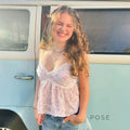 Zaila Floral Lace Camisole [WY375F6E]