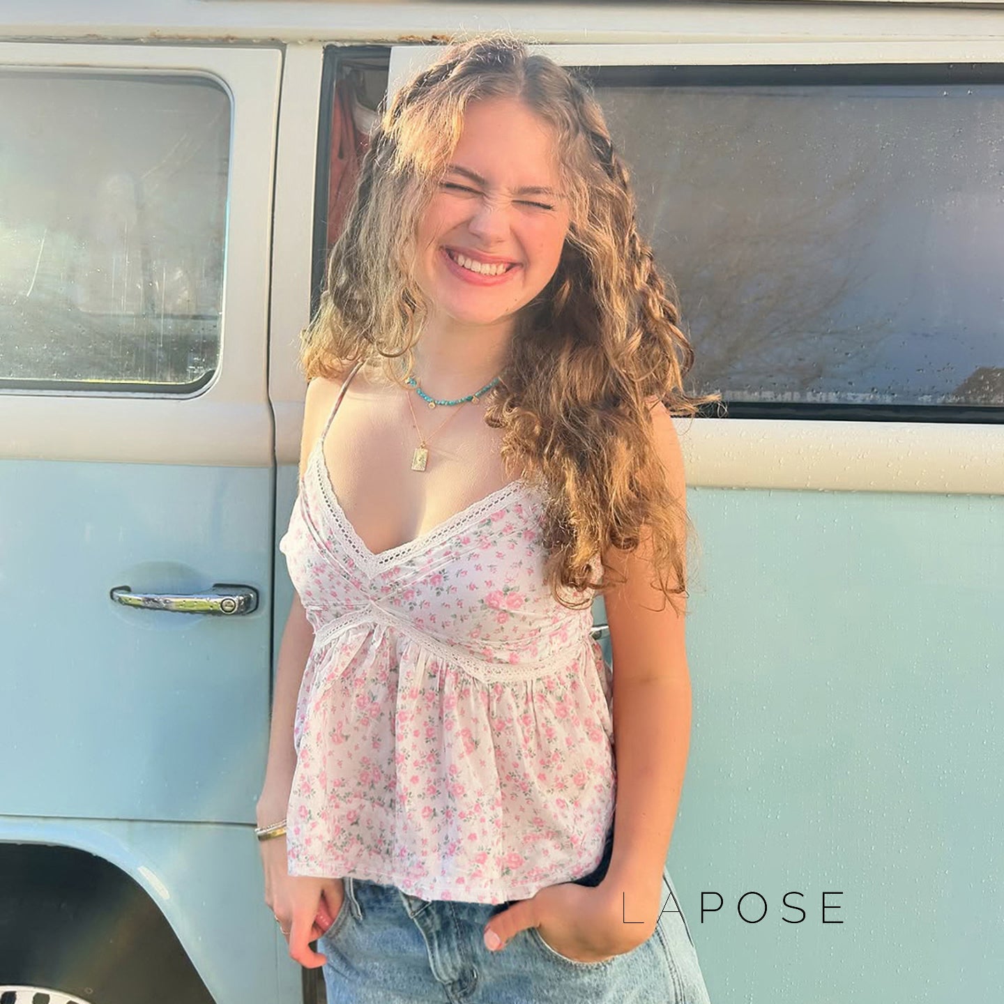 Zaila Floral Lace Camisole [WY375F6E]