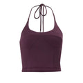 LaPose - Zaila Halter Lace Skirt Set - Purple Top Color