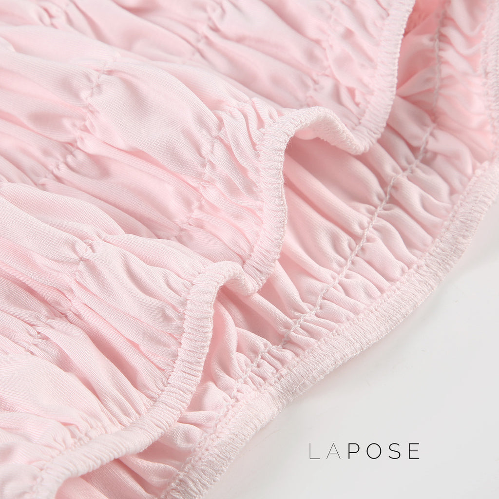 Zaire Bow Pleated Short Set [CDZ0HKXM]