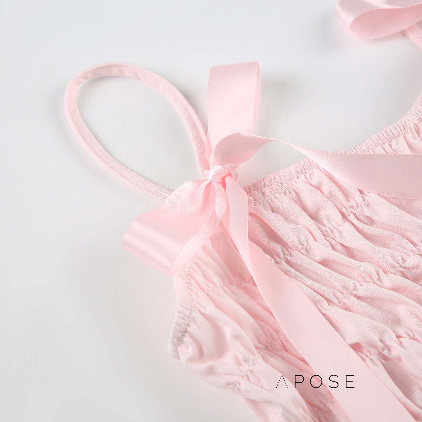 Zaire Bow Pleated Short Set [Z1U6W0O2]