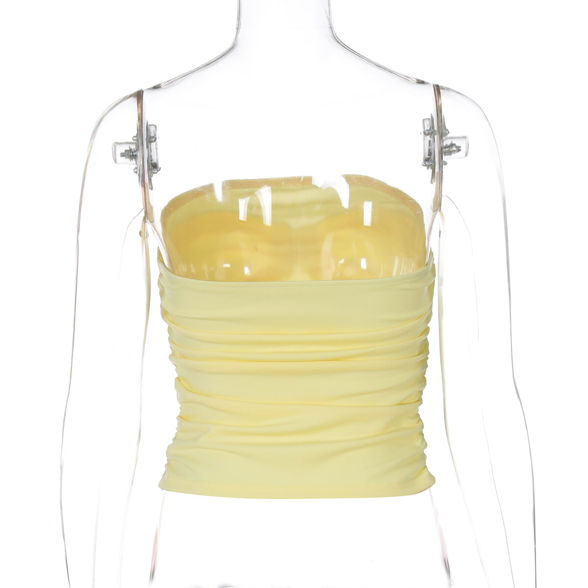 Zamiya Metal Detail Strapless Top