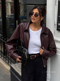 Zaniya Moto Faux Leather Jacket [SRXEDFFJ]