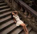 Zaya Strappy Knit Mini Dress [27ZLR0E8]