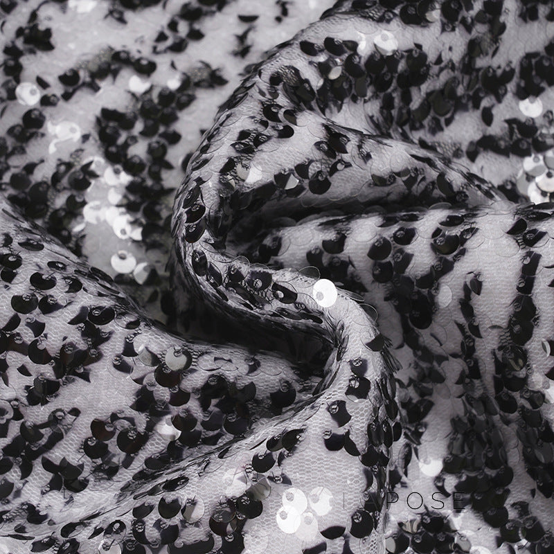 Zaylie Sequin Zebra Mini Skirt [6Z53GOER]