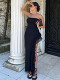Zaynah Strapless Mesh Maxi Dress [RPZ7SOKA]