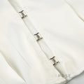 Zehra Puff Sleeve Bow Top