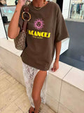 LaPose - Zen Vacances Graphic Oversized T-Shirt