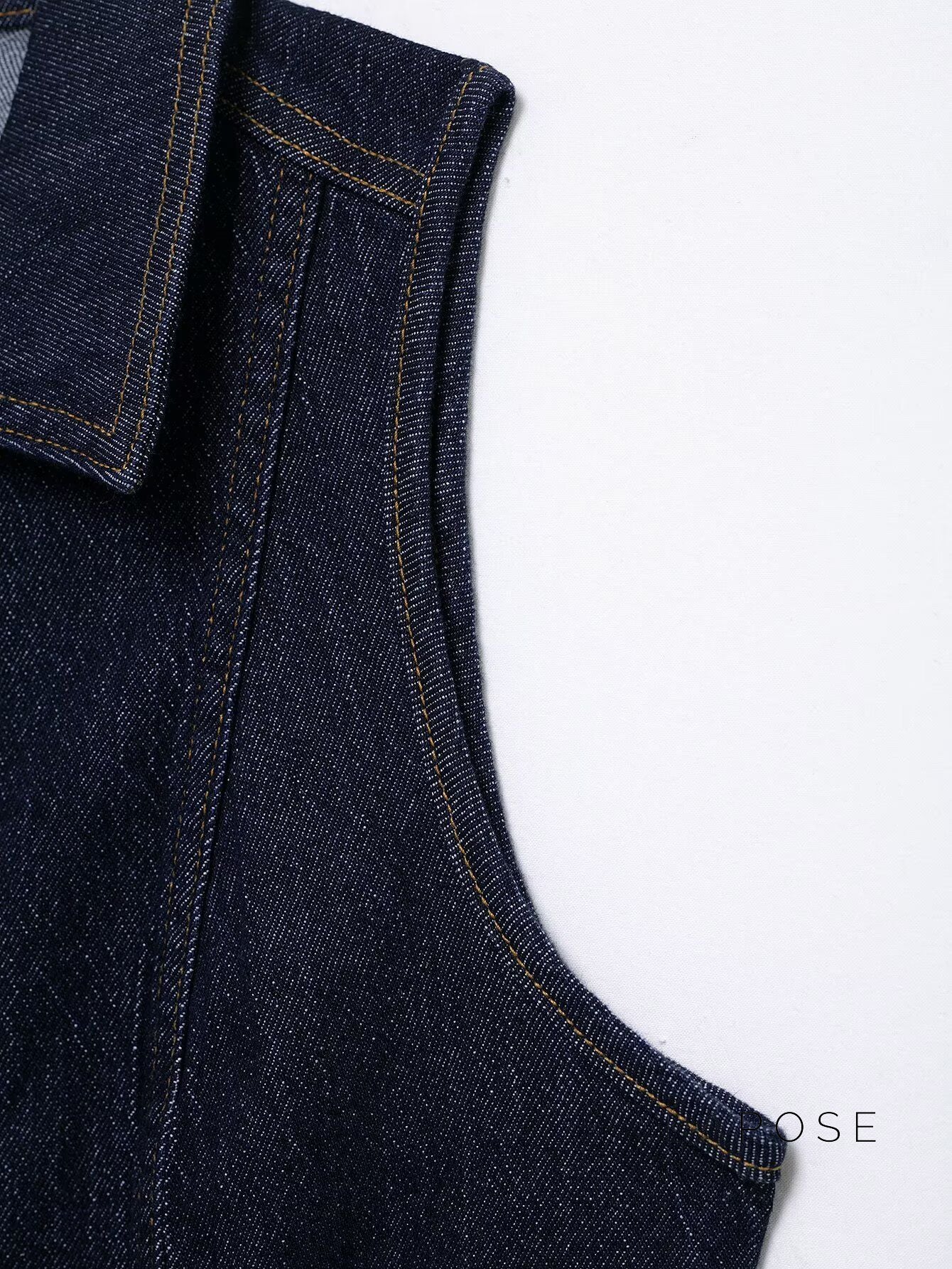 Zendayah Denim Suspender Pant Set [8MFOLAXL]