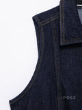 Zendayah Denim Suspender Pant Set [TGBKZECA]