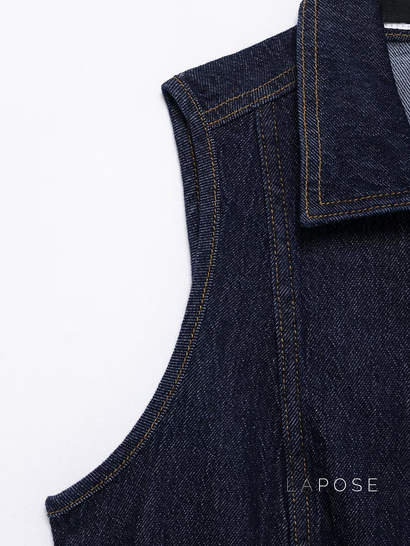 Zendayah Denim Suspender Pant Set [TGBKZECA]