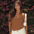 Ziona Backless Square Neck Crop Top [4SB3BSD3]