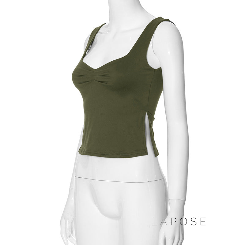 Ziona Backless Square Neck Crop Top [GKCXBNPX]