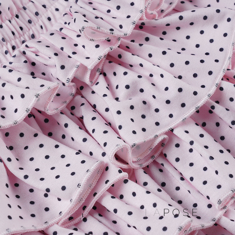 Ziona Polka Dot Mini Skirt [K07OIQD2]