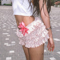 Ziona Polka Dot Mini Skirt [W302W6FM]
