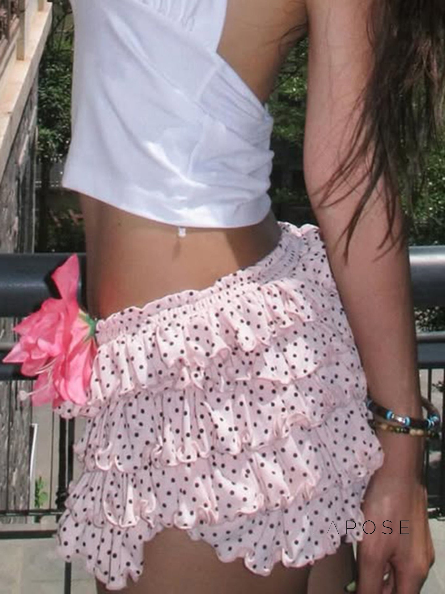 Ziona Polka Dot Mini Skirt [BOBRIIGU]