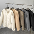 Zoee Plush Stand Collar Jacket [EGRMBR6C]