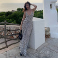 Zulema Polka Dot Mesh Midi Dress [CJ8ZJWUZ]