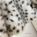 Zuria Leopard Print Cropped Faux Fur Coat [JLJ8E9DE]