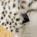 Zuria Leopard Print Cropped Faux Fur Coat [AU8LBN33]