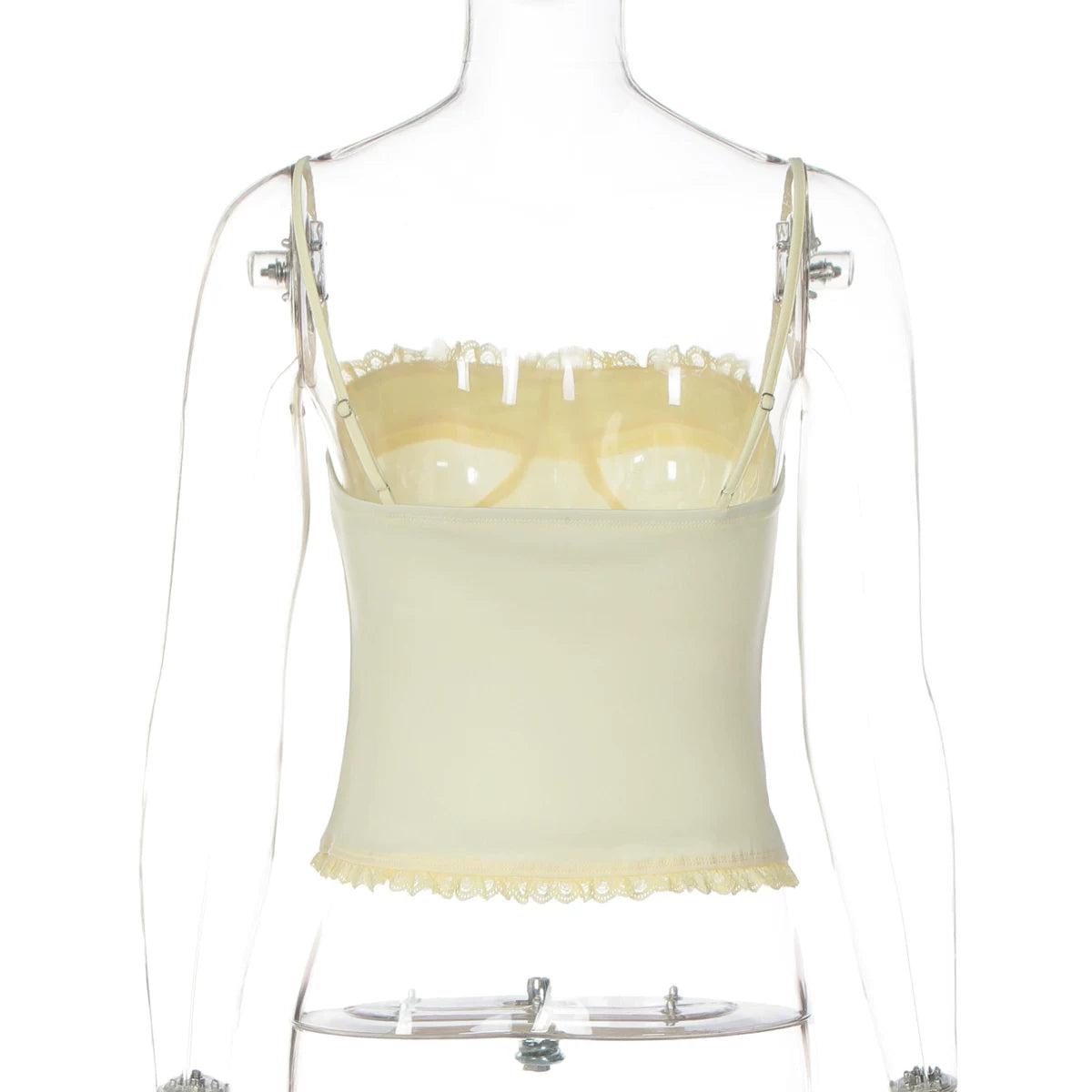 LaPose - Zyah Lace Trim Corset Camisole