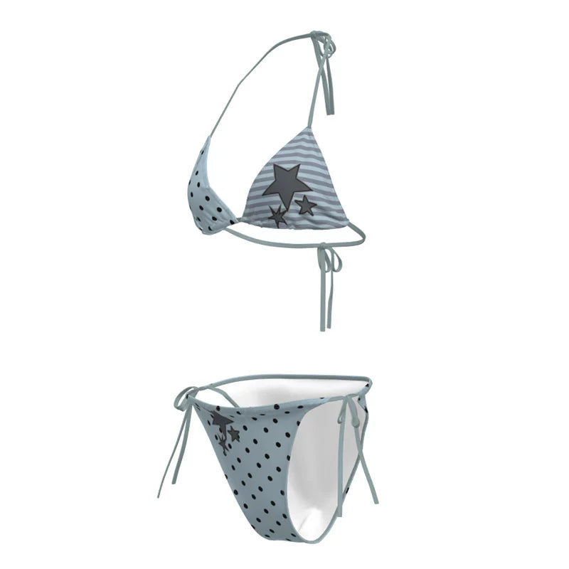 Tatum Mixed Print Bikini Set